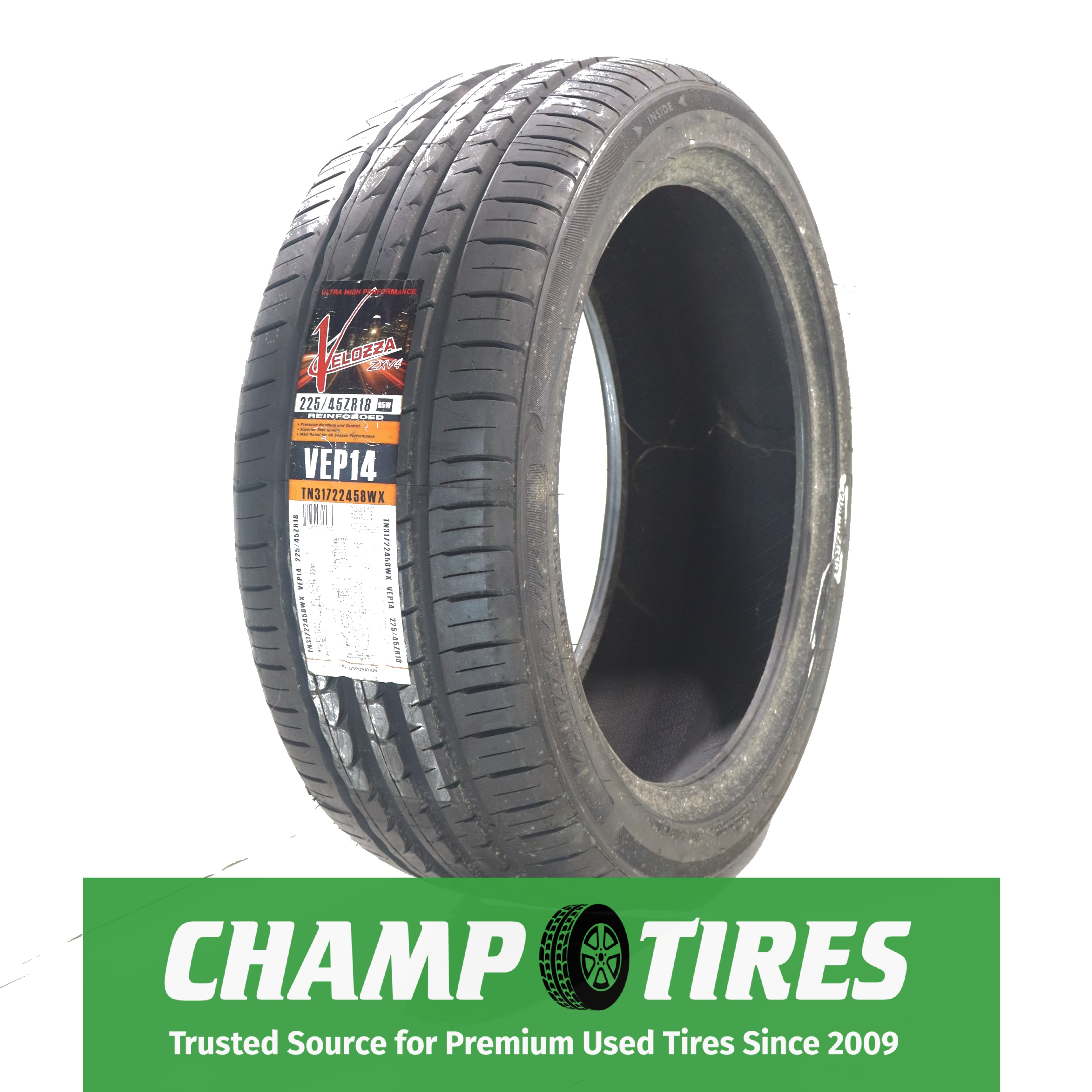 P225/45R18 Velozza NEW ZXV4 95 W New 10/32nds | eBay